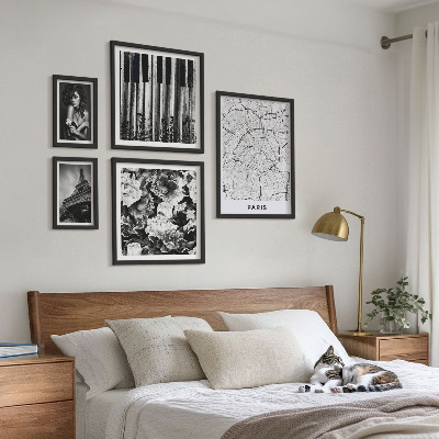 Billedkomposition til væg Elegant arkitektur i parisisk stil