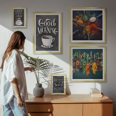 Billedsæt over sofa Kaffeidéer til kaffeelskere