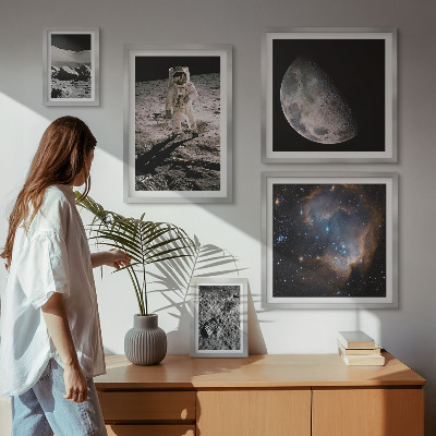 Billedsæt over sofa Kosmiske opdagelser og hemmeligheder