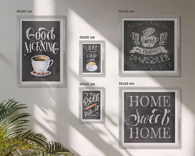 Billedsæt over sofa Inspirationer til rustik kaffe