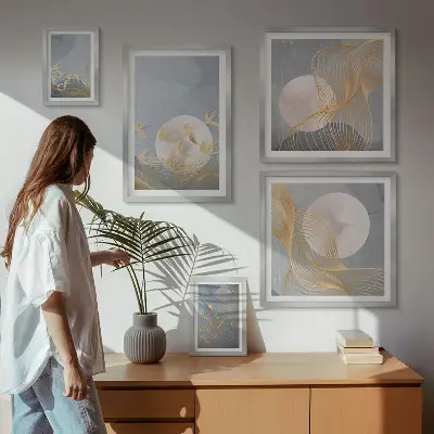 Billedsæt til sofa harmoni mellem natur og delikatesse