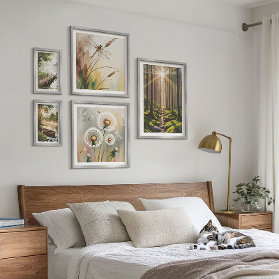 Billedkomposition til væg Skovlandskaber natur fred
