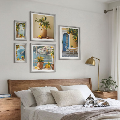 Billedsæt over sofa Inspirationer fra citronsolen