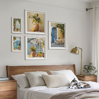 Billedsæt over sofa Inspirationer fra citronsolen
