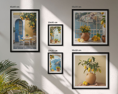 Billedsæt over sofa Inspirationer fra citronsolen