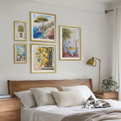 Billedkomposition til væg Citrus inspirationer sol
