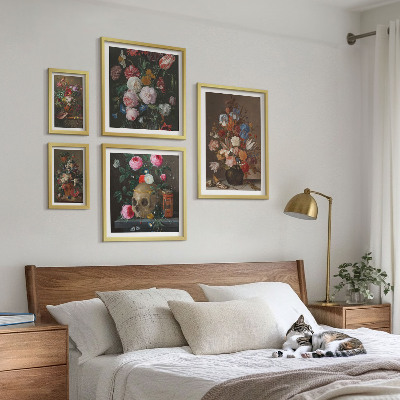 Billedkomposition til væg Klassiske blomsterkompositioner