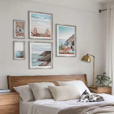 Billedsæt over sofa Italienske byer, strande, afslapning