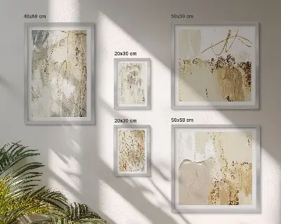 Abstrakte minimalistiske vægbilleder billedkomposition til væg