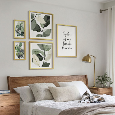 Billedsæt over sofa Moderne planteinspirationer