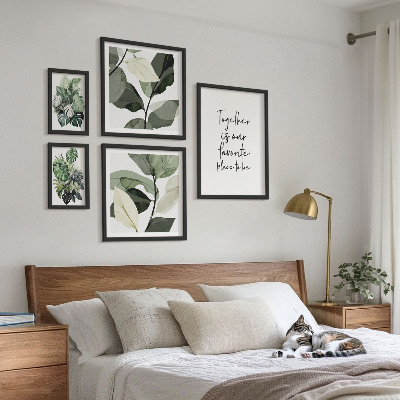 Billedsæt over sofa Moderne planteinspirationer