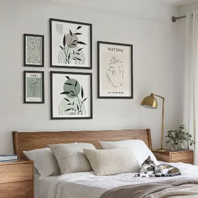 Plakat med plantemotiv stilfuld vægdekoration