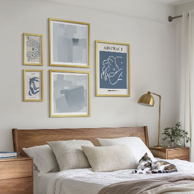 Billedkomposition til væg Stilfulde minimalistiske abstraktioner