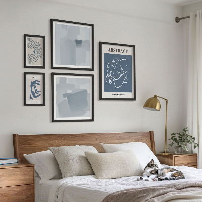 Billedkomposition til væg Stilfulde minimalistiske abstraktioner