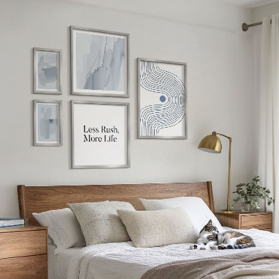 Billedsæt over sofa Moderne minimalistisk grafik