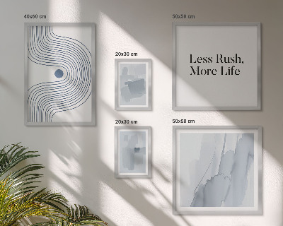 Billedsæt over sofa Moderne minimalistisk grafik