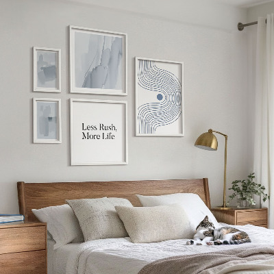 Billedsæt over sofa Moderne minimalistisk grafik
