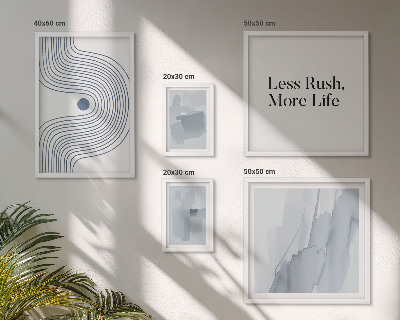Billedsæt over sofa Moderne minimalistisk grafik