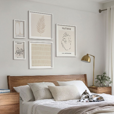 Billedkomposition til væg Minimalistiske former