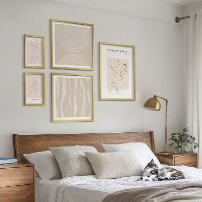 Billedkomposition til væg Minimalistiske former for skønhed