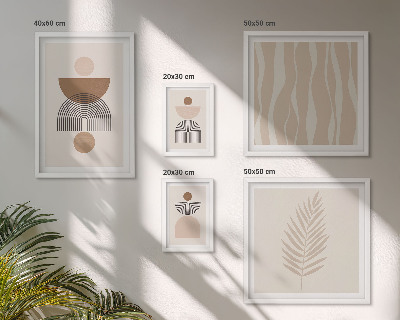 Billedsæt over sofa Naturens abstrakte former