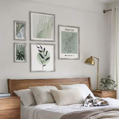 Billedsæt over sofa Planteinspirationer natur