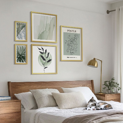 Billedsæt over sofa Planteinspirationer natur