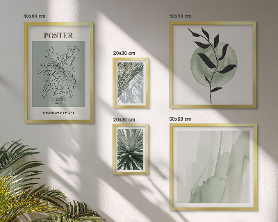 Billedsæt over sofa Planteinspirationer natur
