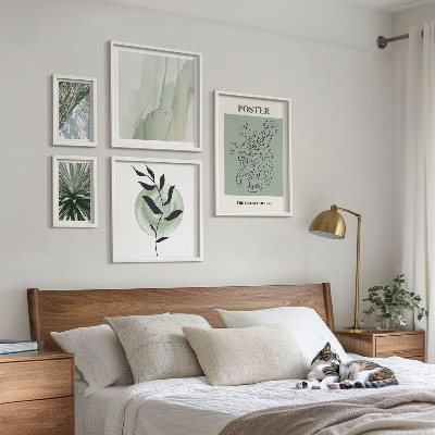 Billedsæt over sofa Planteinspirationer natur