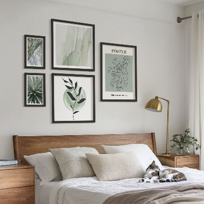 Billedsæt over sofa Planteinspirationer natur