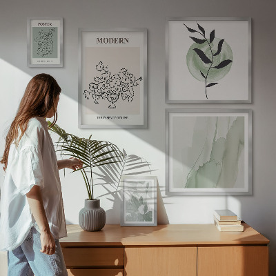 Billedkomposition til væg Moderne minimalistiske dekorationer