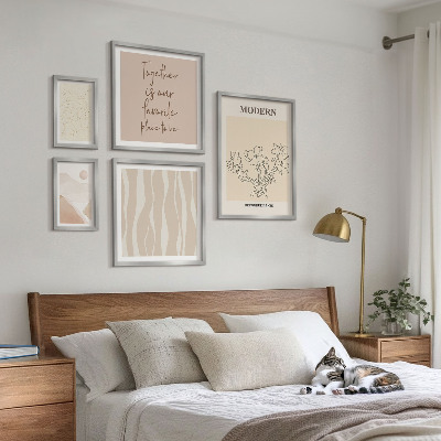 Billedkomposition til væg Moderne minimalistisk stilsæt