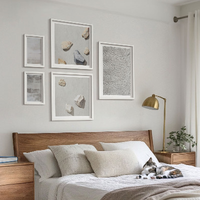 Billedsæt over sofa Moderne minimalistiske teksturer