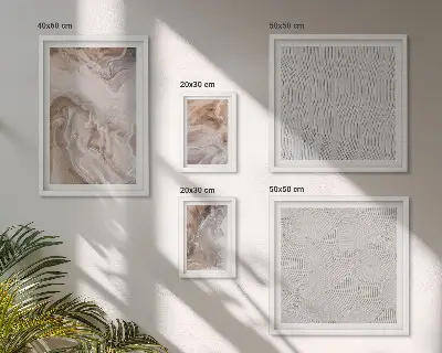 Vægdekoration med stenmotiv marmormønster