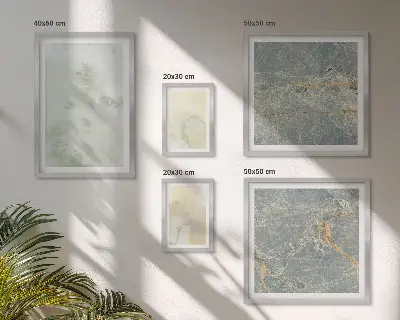 Billedsæt over sofa med pastel akvarelmaling teksturer