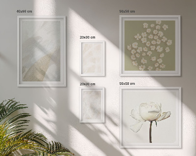 Billedkomposition til væg Blomster, moderigtige boho teksturer