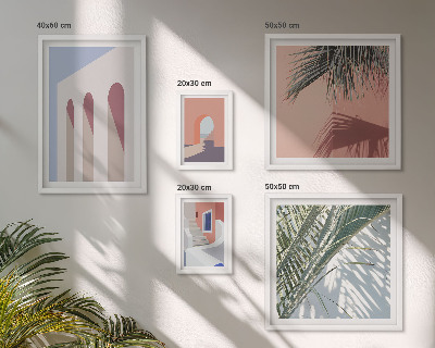 Billedsæt over sofa Illustrationer af byarkitektur