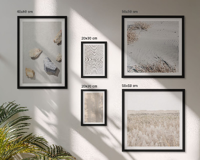 Billedsæt over sofa Boho naturlige teksturer