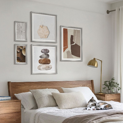 Billedkomposition til væg Teksturer moderne kunst