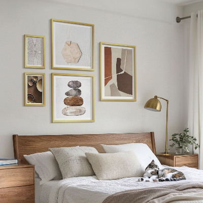 Billedkomposition til væg Teksturer moderne kunst