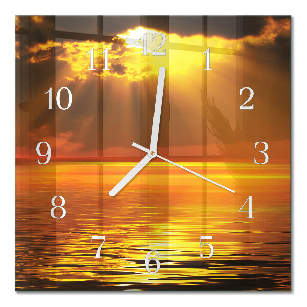 Glas ur Solnedgang