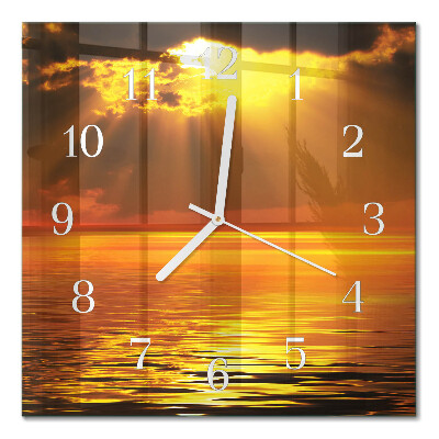 Glas ur Solnedgang