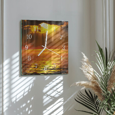 Glas ur Solnedgang