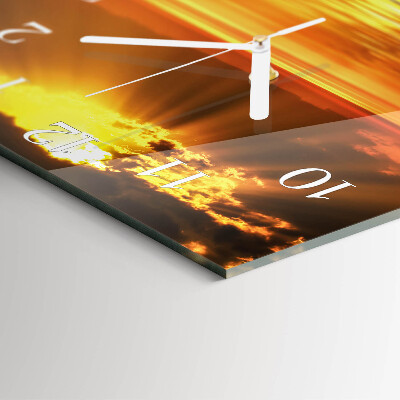 Glas ur Solnedgang