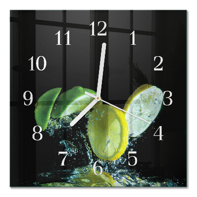 Glas ur Citron og lime