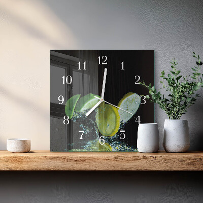 Glas ur Citron og lime