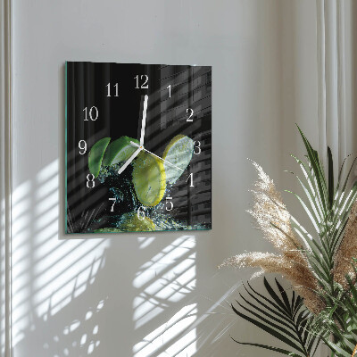 Glas ur Citron og lime