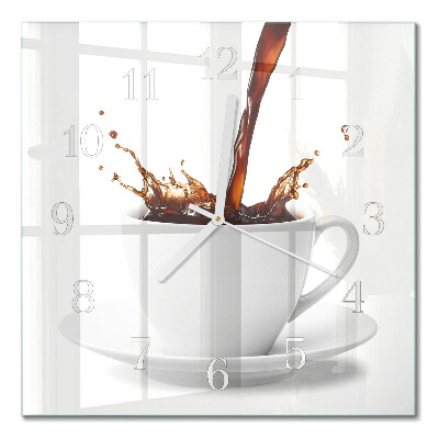 Glas ur En kop kaffe