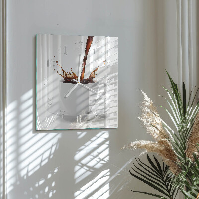 Glas ur En kop kaffe
