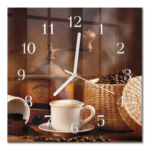 Glas ur En kop kaffe